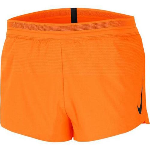 orange nike running shorts
